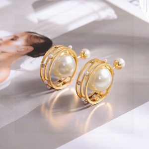 ディオール ピアス パール