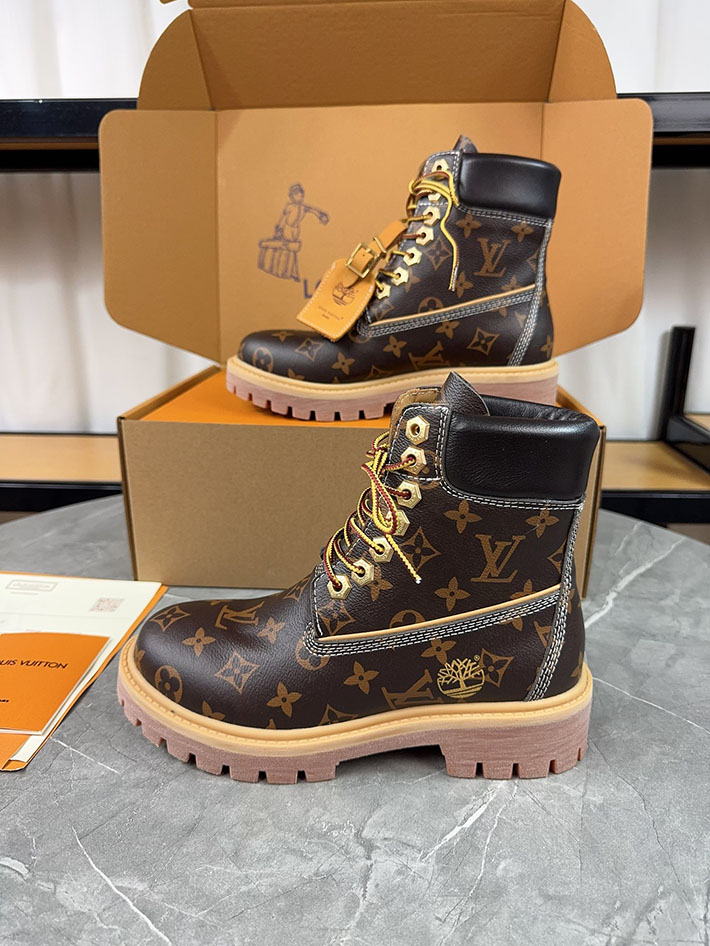 最高級ルイヴィトンスーパーコピー LV x Timberland ティンバーランド 6インチ アンクルブーツ クラシック モノグラム 1AD74C N品 ルイヴィトン ティンバーランド - 画像 (9)