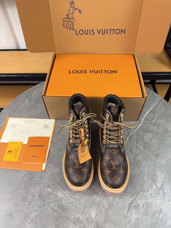 最高級ルイヴィトンスーパーコピー LV x Timberland ティンバーランド 6インチ アンクルブーツ クラシック モノグラム 1AD74C N品 ルイヴィトン ティンバーランド - 画像 (8)