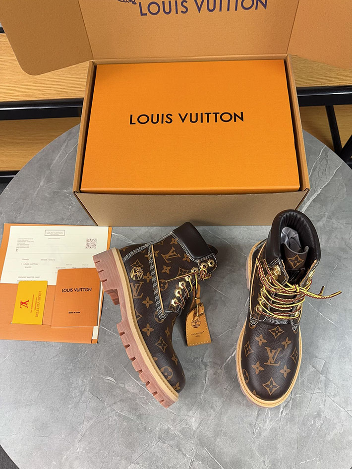 最高級ルイヴィトンスーパーコピー LV x Timberland ティンバーランド 6インチ アンクルブーツ クラシック モノグラム 1AD74C N品 ルイヴィトン ティンバーランド - 画像 (2)
