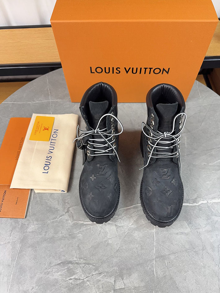 最高級ルイヴィトンスーパーコピー LV × Timberland 6-IN アンクルブーツ ノワール ブーツ 靴 2522903 N品 ヴィトン ティンバーランド 定価 - 画像 (9)