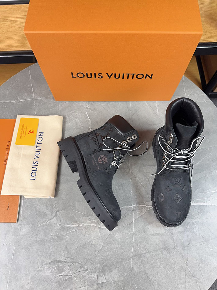最高級ルイヴィトンスーパーコピー LV × Timberland 6-IN アンクルブーツ ノワール ブーツ 靴 2522903 N品 ヴィトン ティンバーランド 定価 - 画像 (8)