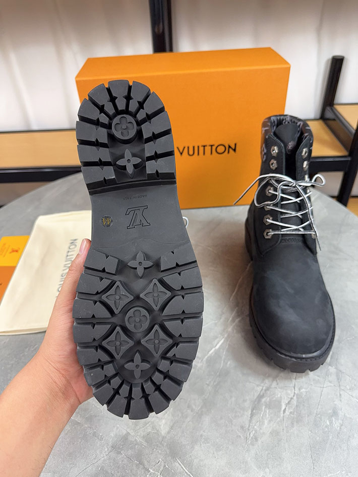 最高級ルイヴィトンスーパーコピー LV × Timberland 6-IN アンクルブーツ ノワール ブーツ 靴 2522904 N品 ルイヴィトン ティンバーランド 50足 - 画像 (7)