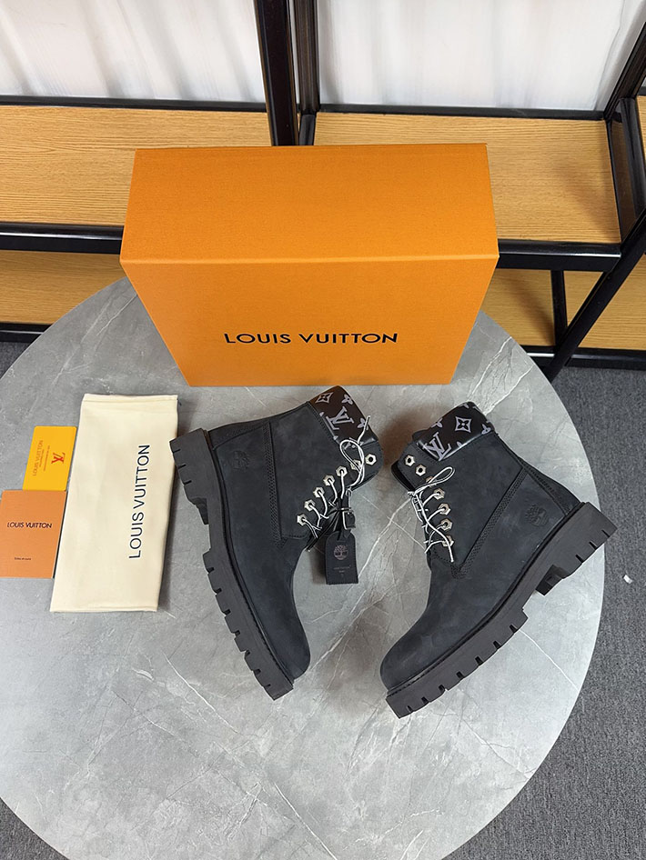 最高級ルイヴィトンスーパーコピー LV × Timberland 6-IN アンクルブーツ ノワール ブーツ 靴 2522904 N品 ルイヴィトン ティンバーランド 50足 - 画像 (6)