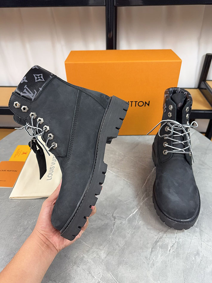 最高級ルイヴィトンスーパーコピー LV × Timberland 6-IN アンクルブーツ ノワール ブーツ 靴 2522904 N品 ルイヴィトン ティンバーランド 50足 - 画像 (5)