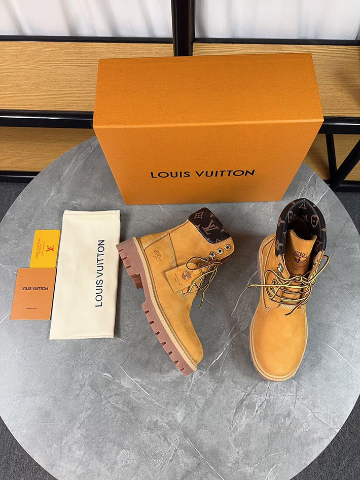 最高級ルイヴィトンスーパーコピー LV × Timberland 6-IN アンクルブーツ ノワール ブーツ 靴 2522905 N品 ルイ ヴィトン ティンバーランド 予約 - 画像 (8)