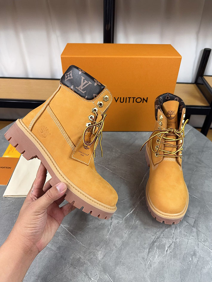 最高級ルイヴィトンスーパーコピー LV × Timberland 6-IN アンクルブーツ ノワール ブーツ 靴 2522905 N品 ルイ ヴィトン ティンバーランド 予約 - 画像 (6)