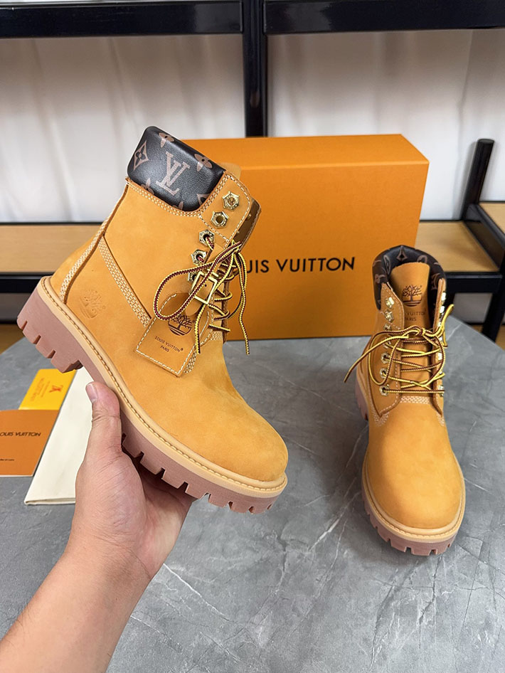 最高級ルイヴィトンスーパーコピー LV × Timberland 6-IN アンクルブーツ ノワール ブーツ 靴 2522905 N品 ルイ ヴィトン ティンバーランド 予約 - 画像 (3)
