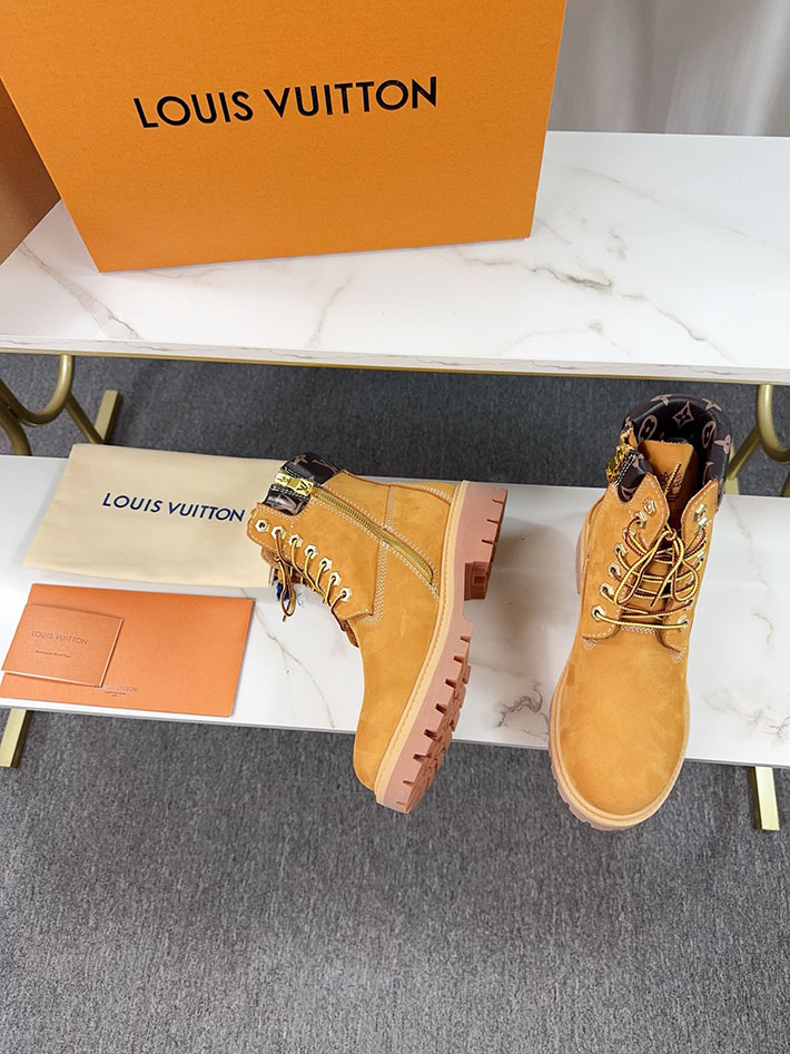 最高級ルイヴィトンスーパーコピー LV × Timberland 6-IN アンクルブーツ ノワール ブーツ 靴 2522907 N品 ルイヴィトン 靴 新作 - 画像 (6)