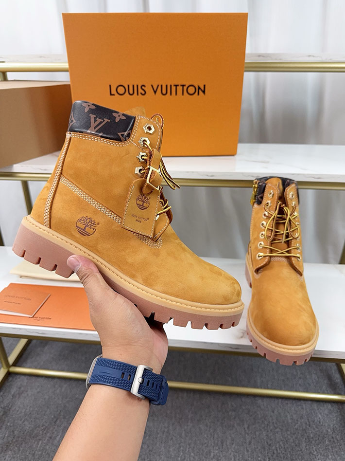 最高級ルイヴィトンスーパーコピー LV × Timberland 6-IN アンクルブーツ ノワール ブーツ 靴 2522907 N品 ルイヴィトン 靴 新作 - 画像 (5)