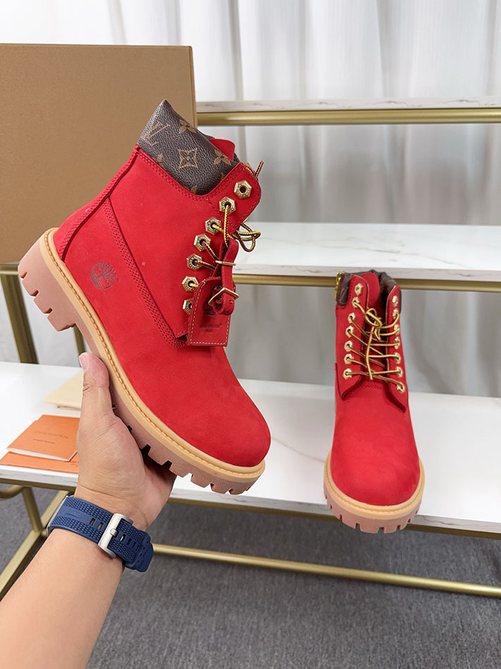 最高級ルイヴィトンスーパーコピー LV × Timberland 6-IN アンクルブーツ ノワール ブーツ 靴 2522908 N品 ルイヴィトン 革靴 評価 - 画像 (6)
