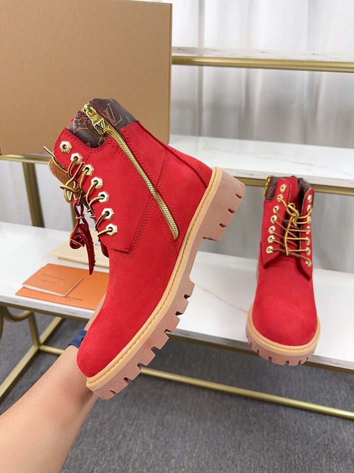 最高級ルイヴィトンスーパーコピー LV × Timberland 6-IN アンクルブーツ ノワール ブーツ 靴 2522908 N品 ルイヴィトン 革靴 評価 - 画像 (5)