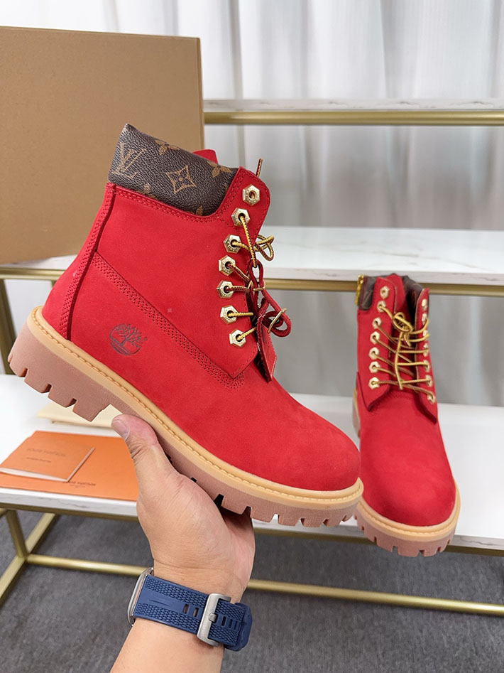 最高級ルイヴィトンスーパーコピー LV × Timberland 6-IN アンクルブーツ ノワール ブーツ 靴 2522908 N品 ルイヴィトン 革靴 評価 - 画像 (4)