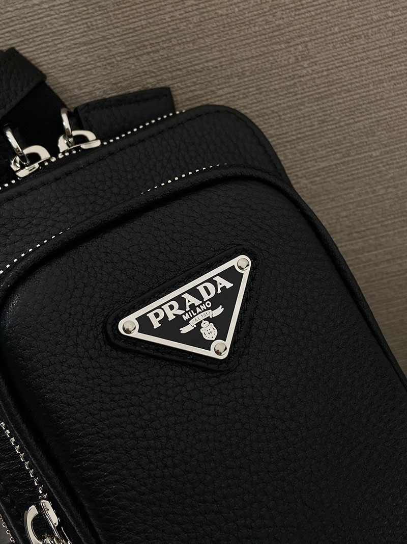 プラダ アウトレット PRADA レザー スマートフォンケース 2ZH195_2BBE_F0002 ブラック H品 プラダ スマホケース ショルダー - 画像 (5)