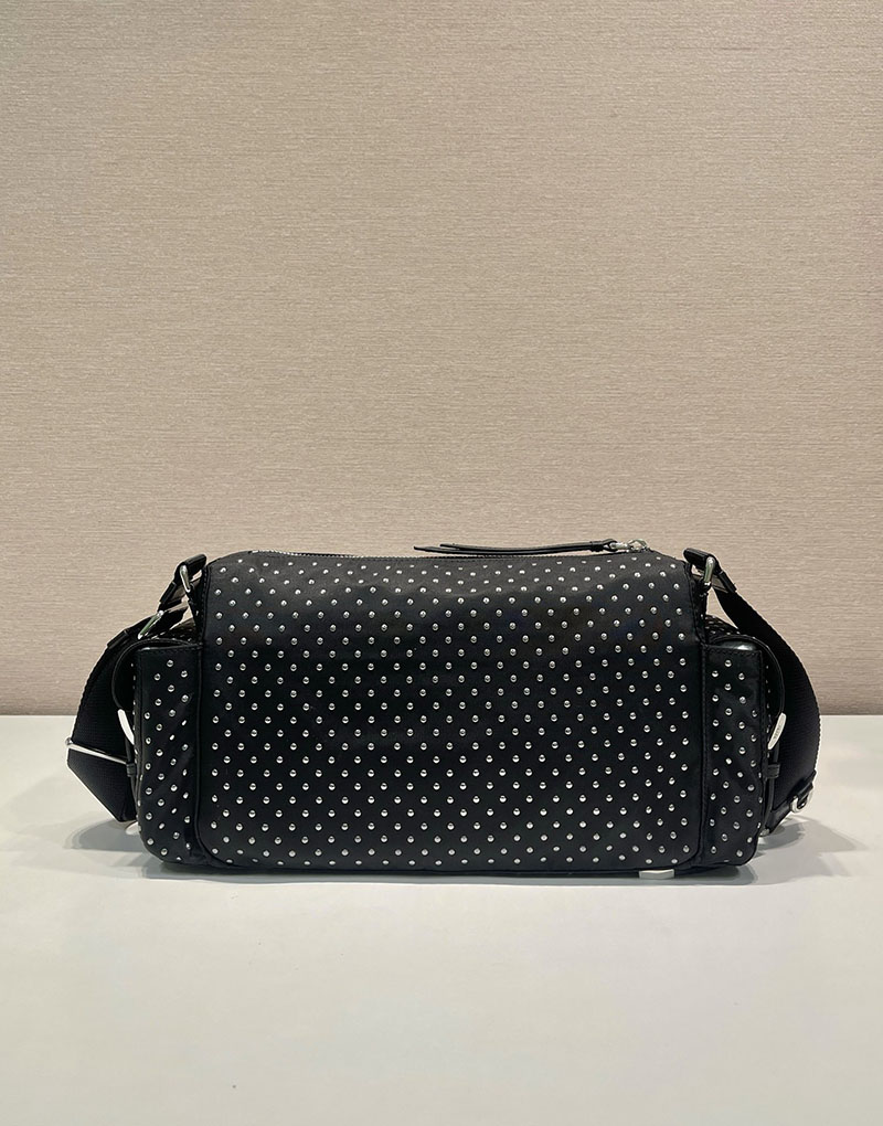 プラダ アウトレット PRADA Re-Nylon ショルダーバッグ 1BC236_2HGV_F0002_V_OOO ブラック H品 プラダ ナイロン ショルダーバッグ - 画像 (6)