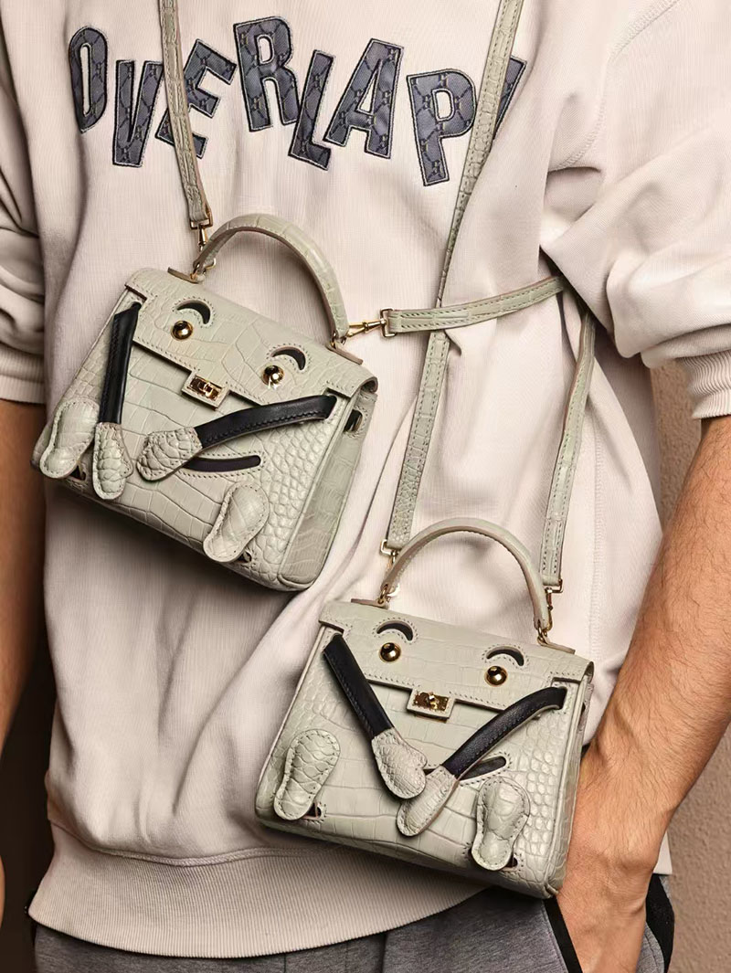 エルメスコピー HERMES ケリードール パーソナル グリネヴェ/黒 ブラック クロコダイル アリゲーターマット ゴールド金具 2524005 - 画像 (9)