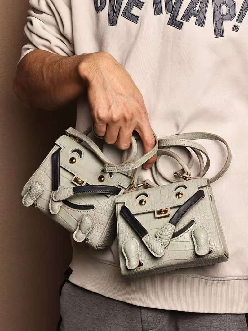 エルメスコピー HERMES ケリードール パーソナル グリネヴェ/黒 ブラック クロコダイル アリゲーターマット ゴールド金具 2524005 - 画像 (8)