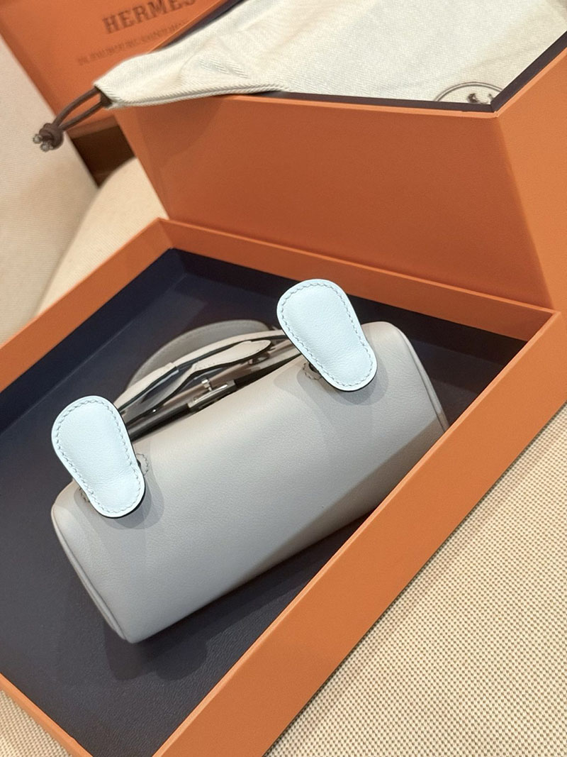 エルメスケリーバッグ定価 HERMES ケリードール パーソナル ブルーグラシエ/ブルーブリュム スイフト シルバー金具 2524154 - 画像 (11)