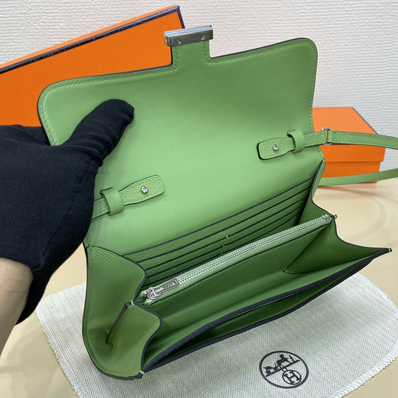 エルメス コンスタンス ロング 定価 HERMES コンスタンスロング トゥーゴー ヴェールクリケット ヴォーエプソン シルバー金具 2524244 - 画像 (7)
