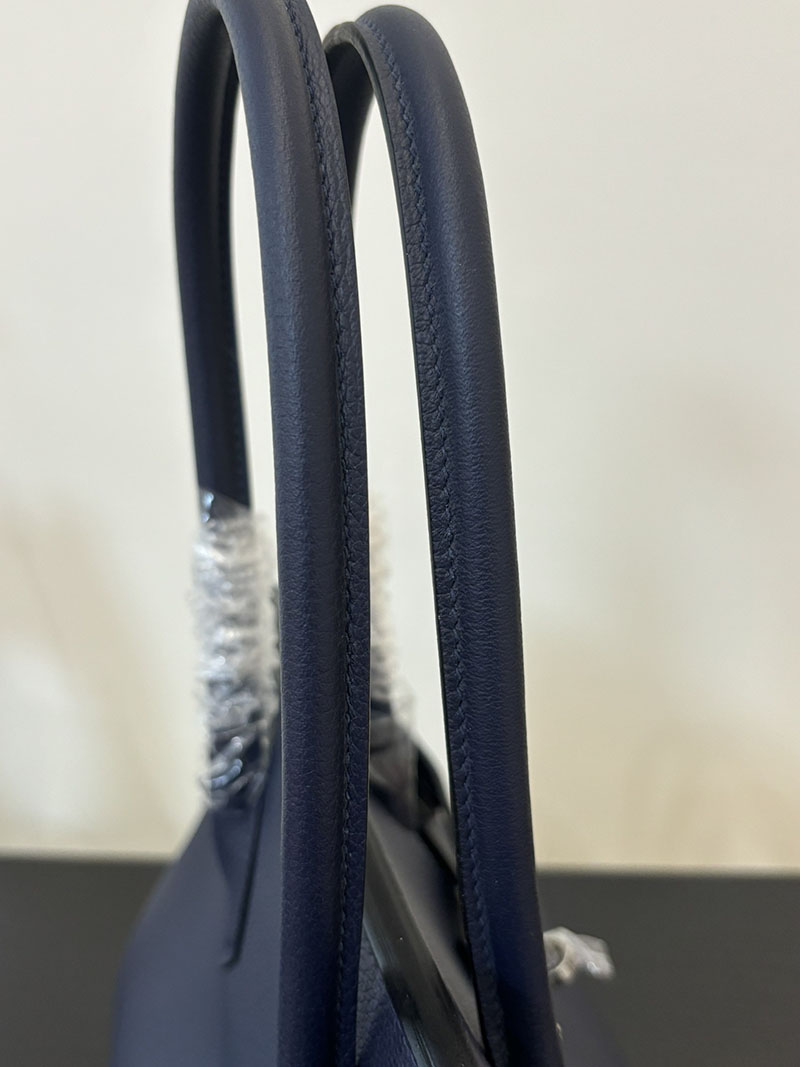 エルメス ショルダーバーキン29 定価 HERMES ショルダーバーキン29 ディープブルー エバーカラー シルバー金具 2524311 - 画像 (5)