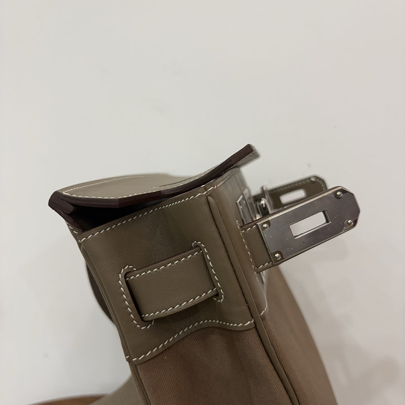 エルメス ケリー アッカド 定価 HERMES ケリー アッカド HAC A DOS エトゥープ トワル/スイフト シルバー金具 2524347 - 画像 (3)