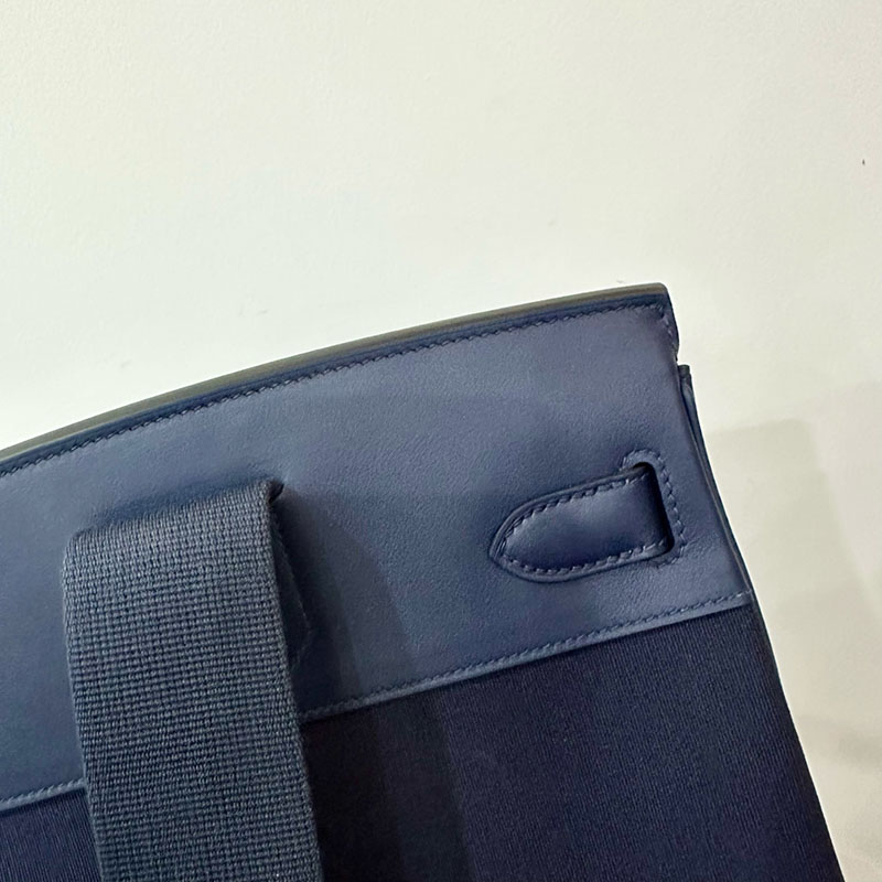 エルメス ケリーアッカド コーデ HERMES ケリー アッカド HAC A DOS ブルーブライトン トワル/スイフト シルバー金具 2524351 - 画像 (7)