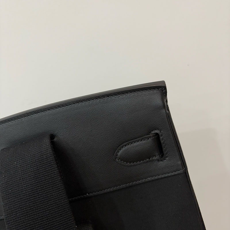 エルメス リュック メンズ HERMES ケリー アッカド HAC A DOS 黒 ブラック トワル/スイフト シルバー金具 2524352 - 画像 (6)
