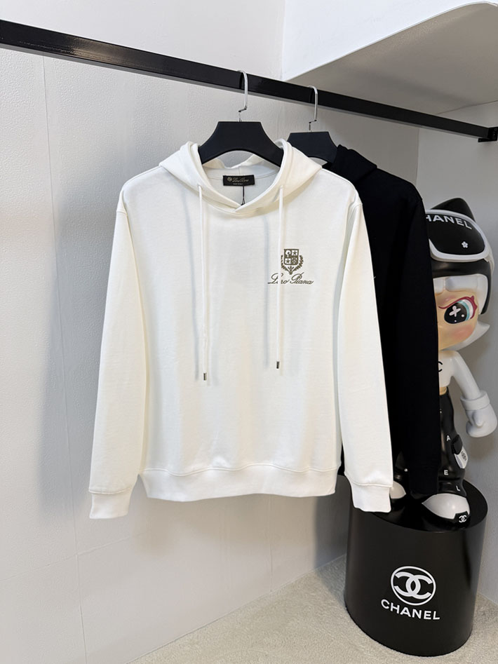 Loro Piana ロロ・ピアーナ フーディー フラグメント パーカー ブラック 2524555 ロロピアーナ アウトレット - 画像 (2)