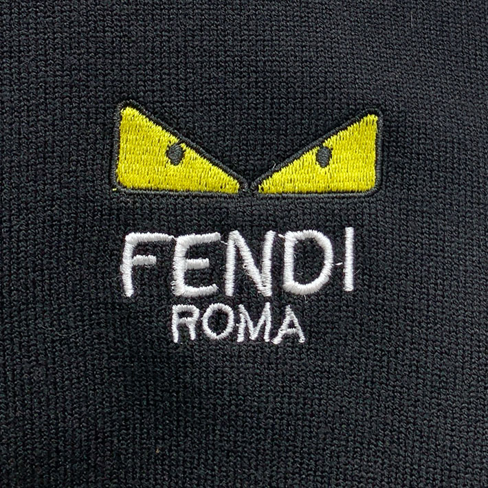 最高級フェンディスーパーコピー FENDI セーター ブランドロゴ ニット クルーネック ブラック 2524737 フェンディ セーター メンズ - 画像 (6)