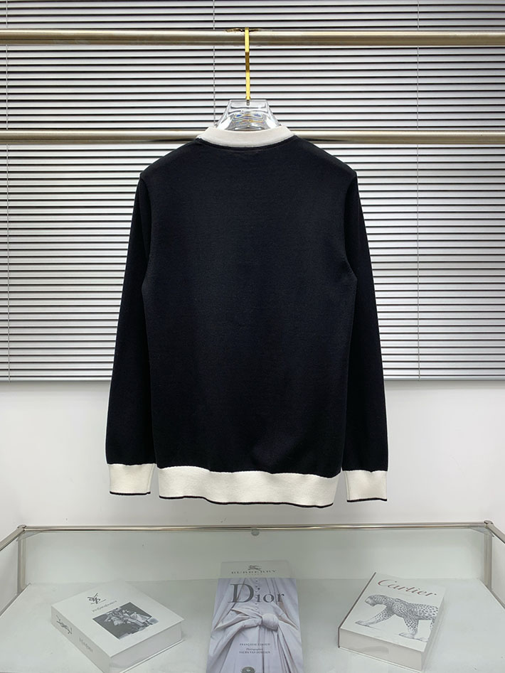 最高級フェンディスーパーコピー FENDI セーター ブランドロゴ ニット クルーネック ブラック 2524737 フェンディ セーター メンズ - 画像 (3)