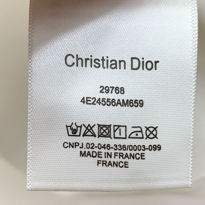 最高級ディオールスーパーコピー Christian Dior Paris ロング Tシャツ ホワイト 2524739 ディオール tシャツ メンズ - 画像 (2)