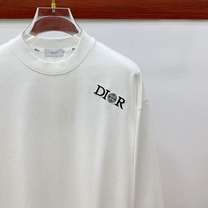 最高級ディオールスーパーコピー Christian Dior Paris ロング Tシャツ ホワイト 2524739 ディオール tシャツ メンズ - 画像 (7)
