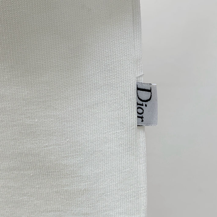 最高級ディオールスーパーコピー Christian Dior Paris ロング Tシャツ ホワイト 2524739 ディオール tシャツ メンズ - 画像 (4)