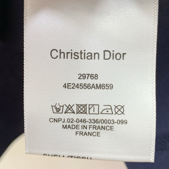 最高級ディオールスーパーコピー Christian Dior Paris ロング Tシャツ ネイビー 2524741 ディオール tシャツ メンズ - 画像 (2)
