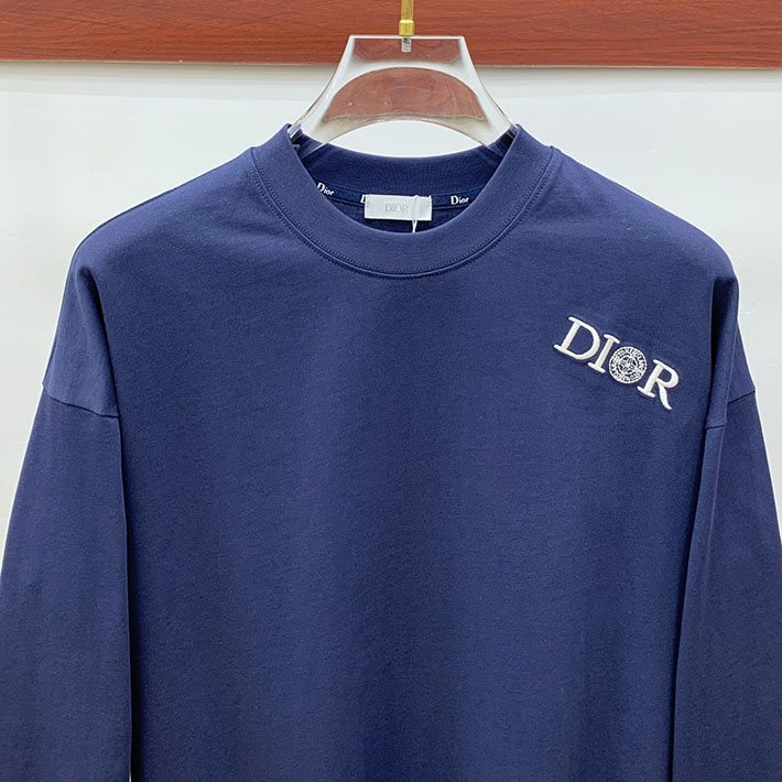 最高級ディオールスーパーコピー Christian Dior Paris ロング Tシャツ ネイビー 2524741 ディオール tシャツ メンズ - 画像 (10)