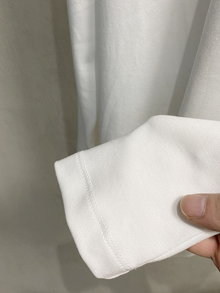 最高級ロロ・ピアーナスーパーコピー LoroPiana メンズ Tシャツ 長袖 クルーネック ホワイト 2524823 ロロピアーナ アウトレット 店舗 - 画像 (5)