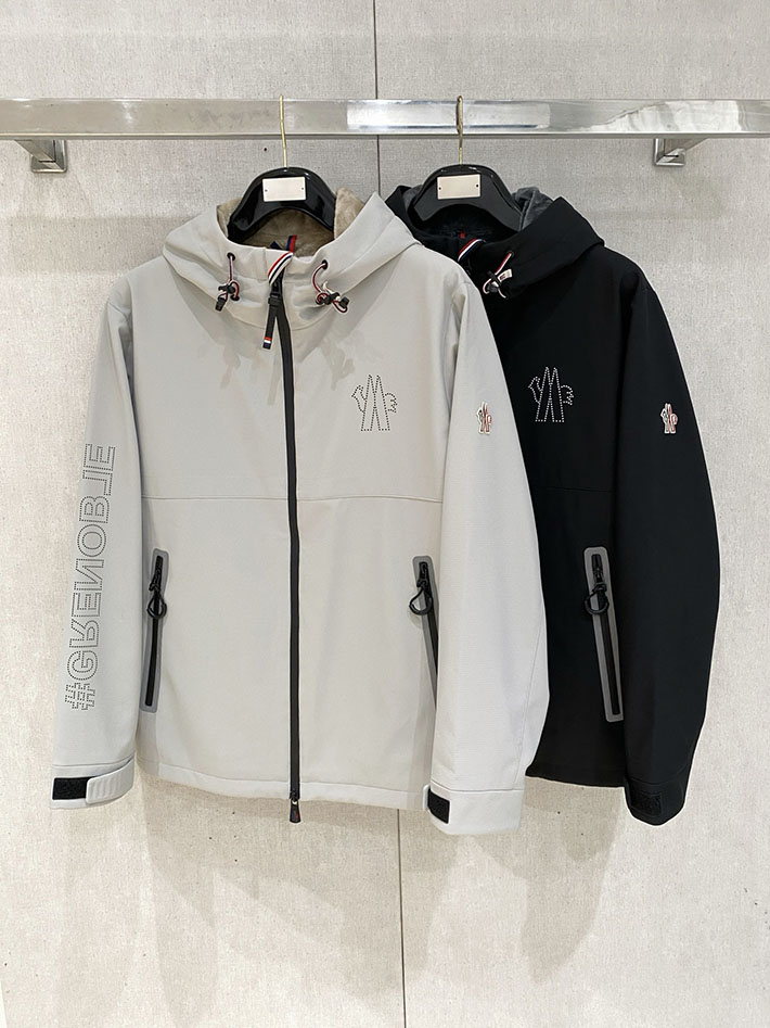 最高級モンクレールスーパーコピー MONCLER 2025新作 フード付きジャケット FANES ブラック 2524850 モンクレール フリース メンズ - 画像 (2)