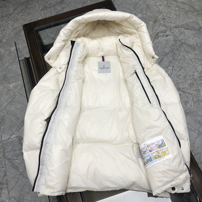 最高級モンクレールスーパーコピー Montbeliard ショートダウンジャケット ホワイト 2524906 モンクレール ショートダウン アウトレット - 画像 (5)