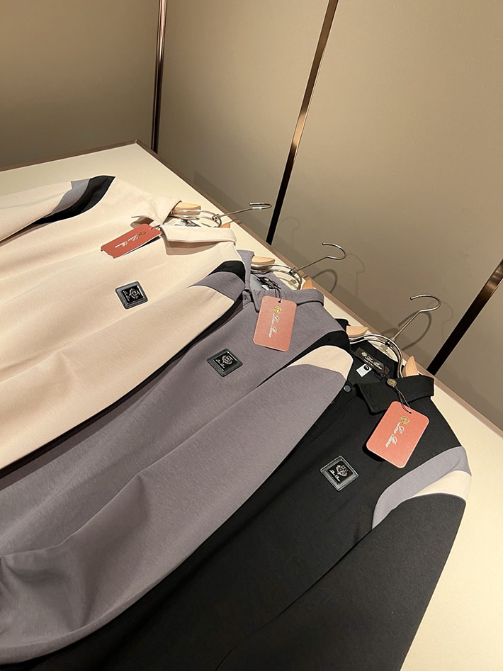 最高級ロロ・ピアーナスーパーコピー LoroPiana 長袖ポロシャツ ロングスリーブ トップス グレー 2524965 ロロピアーナ 長袖 ポロシャツ - 画像 (9)