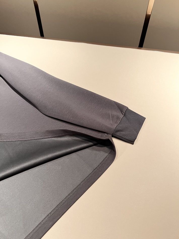 最高級ロロ・ピアーナスーパーコピー LoroPiana 長袖ポロシャツ ロングスリーブ トップス グレー 2524965 ロロピアーナ 長袖 ポロシャツ - 画像 (3)