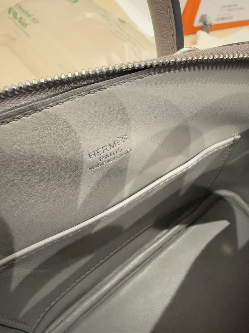 レディース エルメス バッグ HERMES ボリード1923 ミニ グリメイヤー シェブルミゾル シルバー金具 2526002 ボリード1923 ミニ 定価 - 画像 (6)