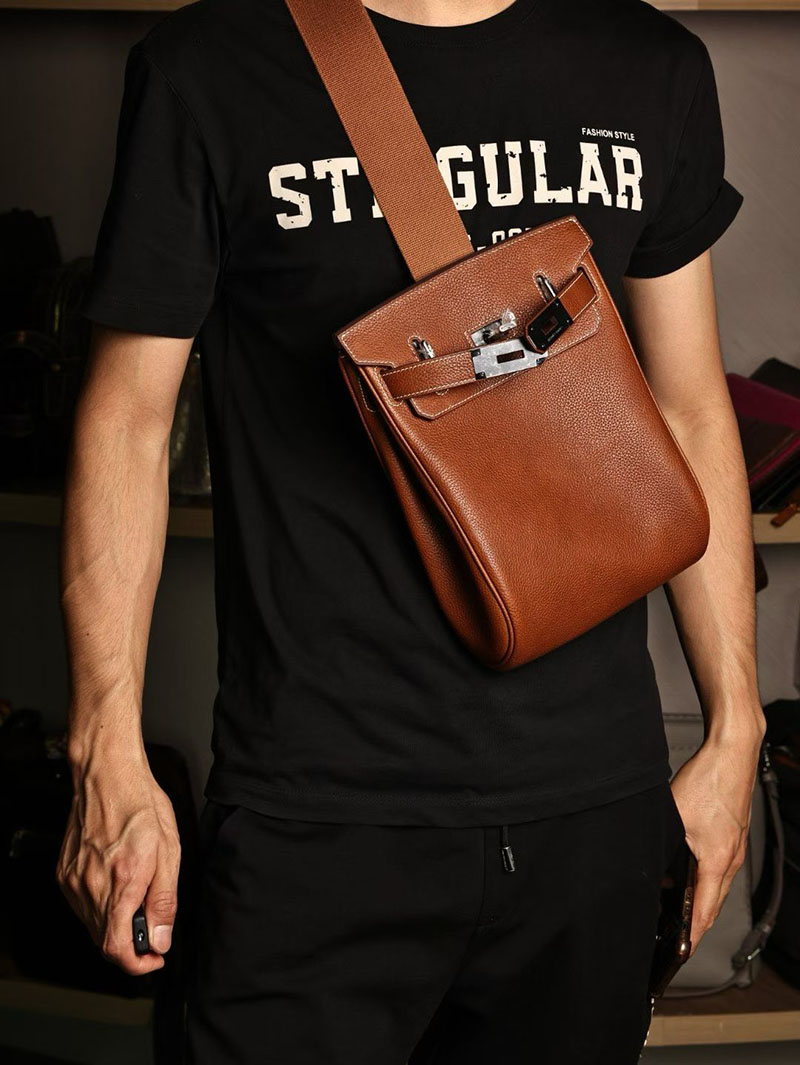 メンズ エルメス バッグ HERMES ケリーアッカド フォーブ バレニア シルバー金具 2526007 エルメス メンズバッグ ケリー - 画像 (5)