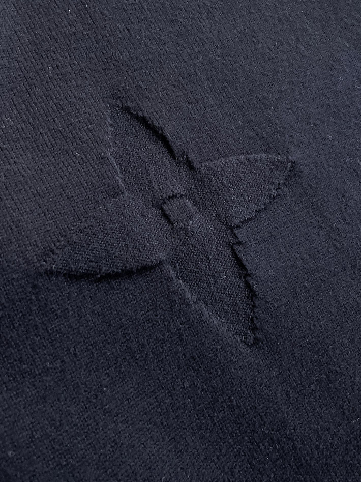 最高級ルイヴィトンスーパーコピー LV ニット セーター メンズ・レディース兼用 ブラック 2525047 ルイヴィトン ニット 新作 2025 - 画像 (5)