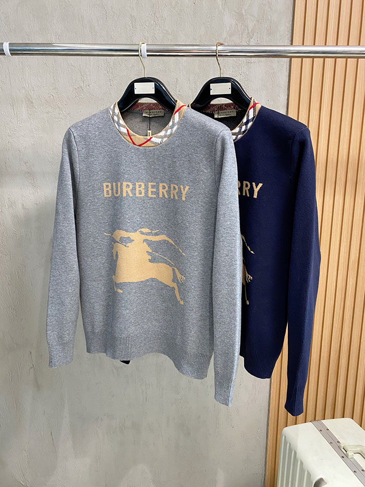 最高級バーバリースーパーコピー BURBERRY クルーネックセーター ニット ブラック 2525068 ルイヴィトン セーター メンズ - 画像 (2)