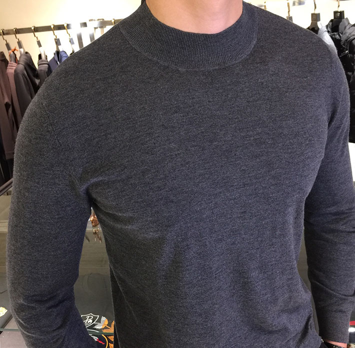 最高級ゼニアスーパーコピー ZEGNA メンズ ニット・セーター・カーディガン グレー 2525155 冬 ニットコーデ メンズ - 画像 (5)