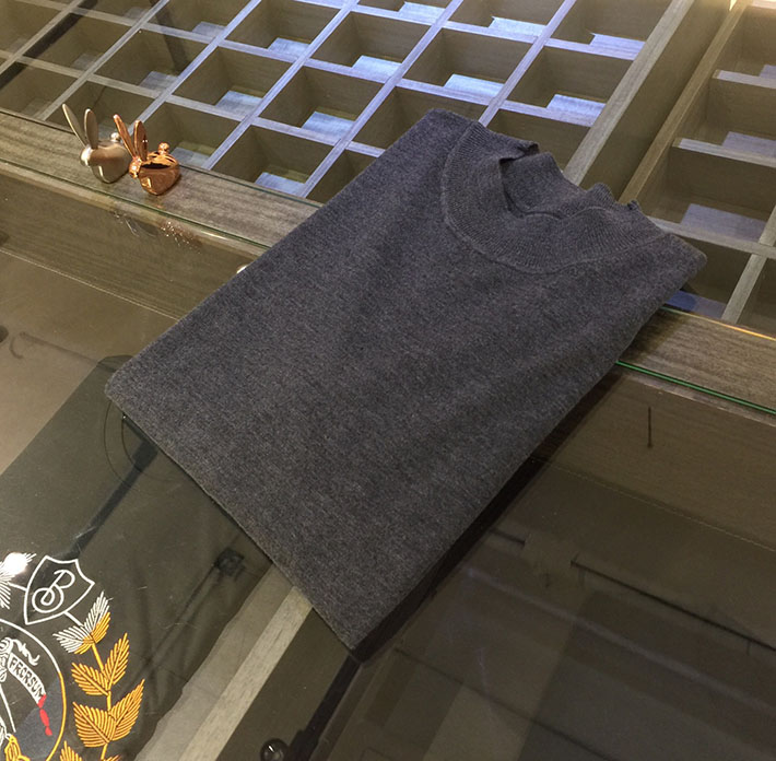 最高級ゼニアスーパーコピー ZEGNA メンズ ニット・セーター・カーディガン グレー 2525155 冬 ニットコーデ メンズ - 画像 (2)