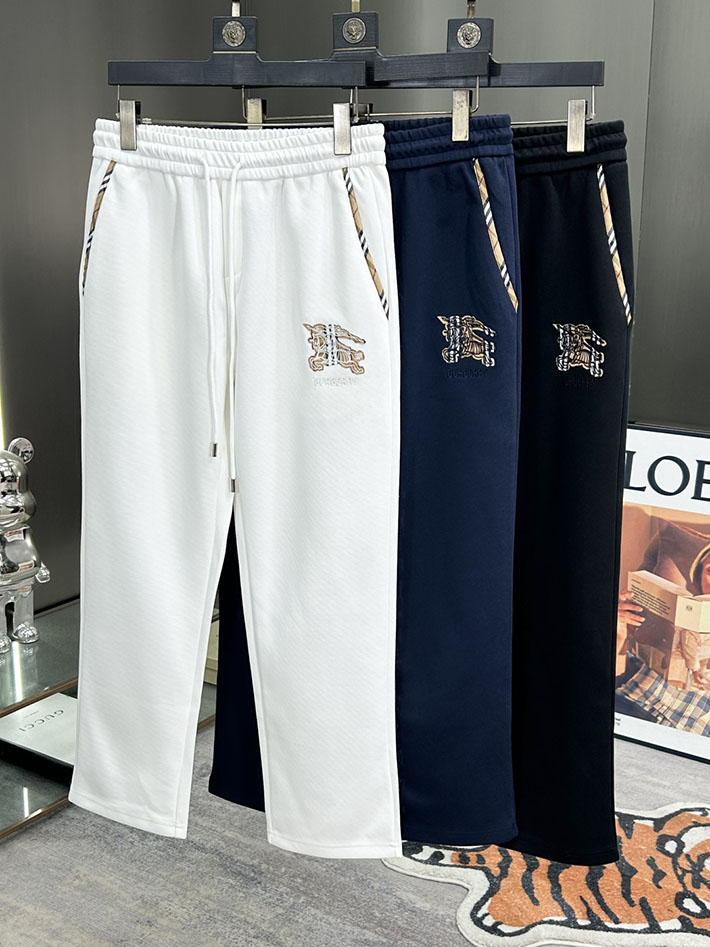 最高級バーバリースーパーコピー BURBERRY ロングパンツ メンズ ボトムス スウェット ロゴプリント ホワイト 2525242 バーバリー パンツ メンズ - 画像 (12)