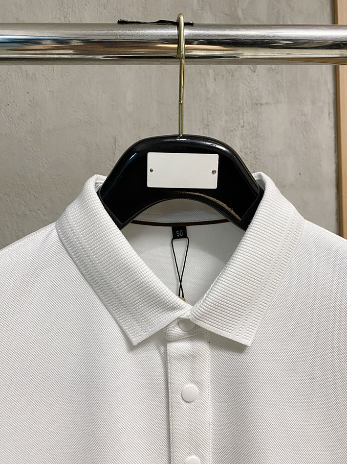 最高級ロロ・ピアーナスーパーコピー Loro Piana ポロシャツ 長袖 メンズ おしゃれ ホワイト 2525540 ロロピアーナ ポロシャツ 長袖 - 画像 (9)
