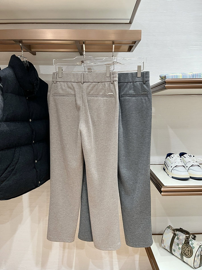 最高級ロロ・ピアーナスーパーコピー ジョガーパンツ ボトムス パンツ ロング丈 ウエストリボン 2525780 ロロピアーナ パンツ メンズ - 画像 (3)