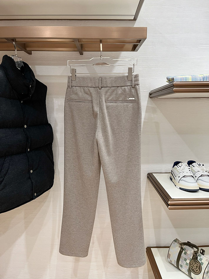 最高級ロロ・ピアーナスーパーコピー ジョガーパンツ ボトムス パンツ ロング丈 ウエストリボン 2525780 ロロピアーナ パンツ メンズ - 画像 (5)